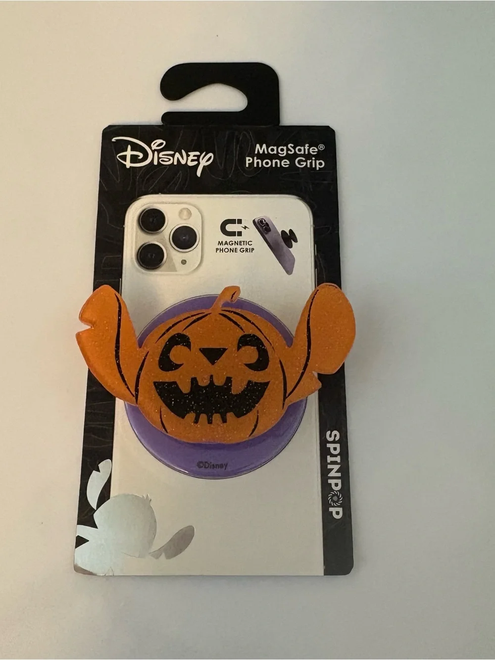 Disney Stitch pumpkin pop magsafe phone grip NEW